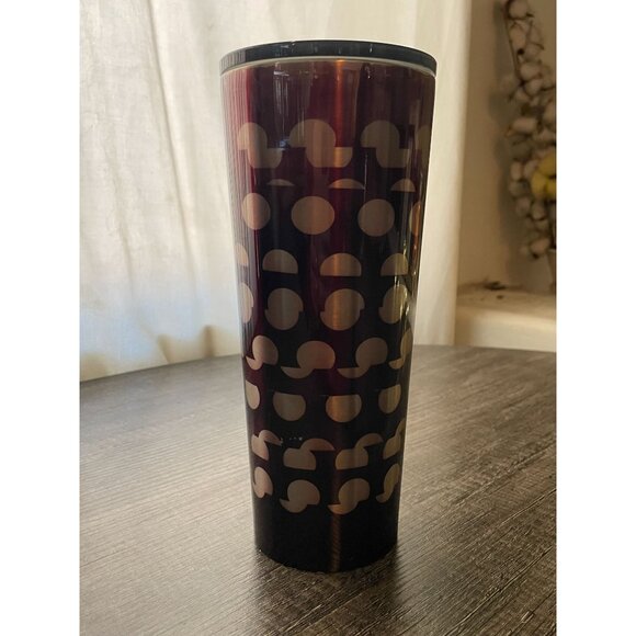 Starbucks Tumbler Silver Polka Dots Cold Cup 24 oz. Venti 2018 - Picture 3 of 8